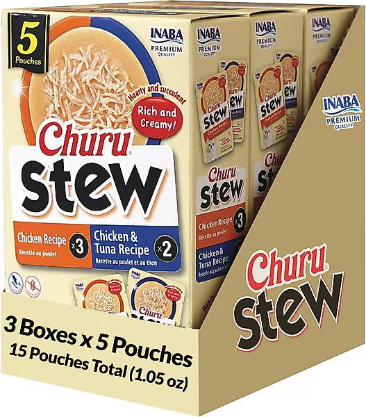 Z Box of Inaba Churu Stew Variety Pack 5ct