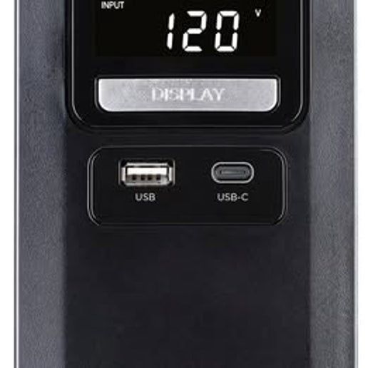 CyberPower LX1325GU3 Battery Backup UPS System with multiple outlets and LED status indicators
