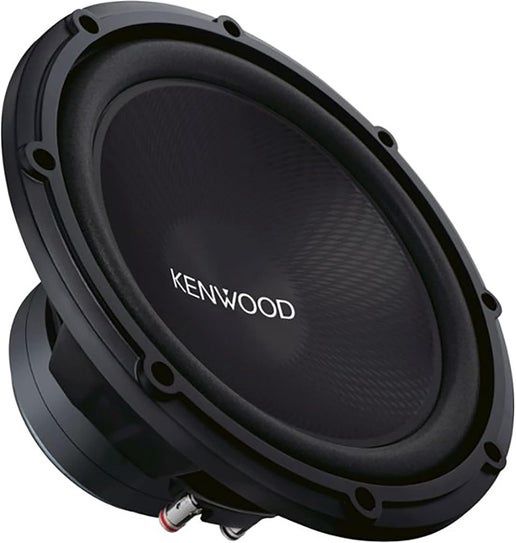 Kenwood Road Series 12&quot; 4-Ohm single-voice-coil subwoofer front view.