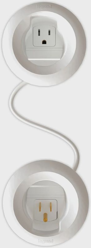 Sanus In-Wall Cable Concealer Power Grommet Kit displayed