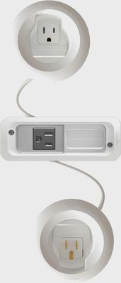 Sanus In-Wall Cable Concealer TV and Soundbar Power Kit displayed