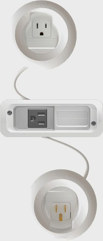 Sanus In-Wall Cable Concealer TV and Soundbar Power Kit displayed