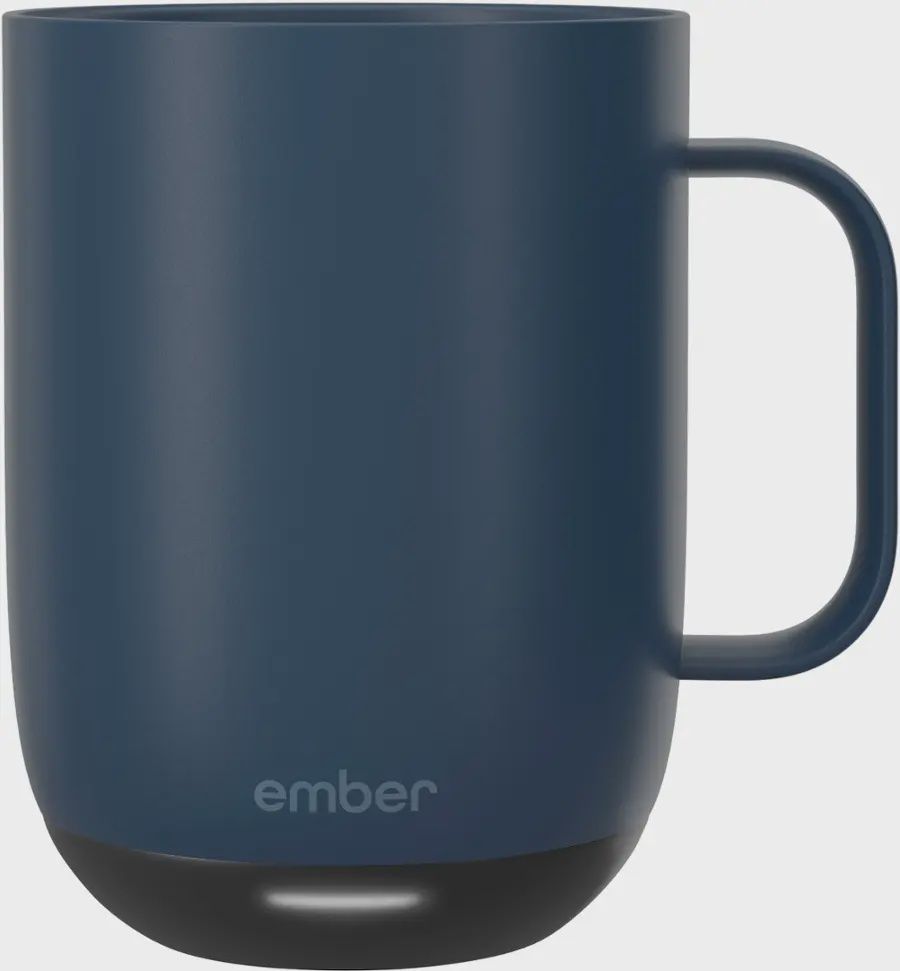 Ember Temperature Control Smart Mug 2 – 14 oz in blue, with sleek design and temperature control features