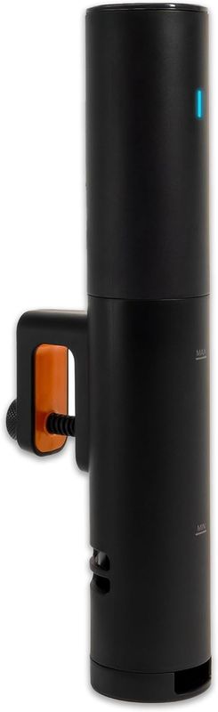 Anova Culinary Precision Cooker Mini in black, featuring Bluetooth connectivity and 850W power