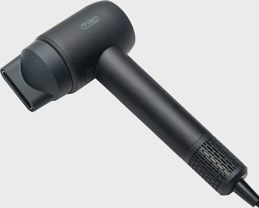 TYMO AirHype Compact High Speed Hair Dryer – sleek diagonal view showing ergonomic design and nozzle