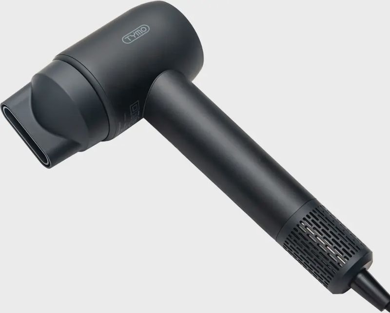 TYMO AirHype Compact High Speed Hair Dryer – sleek diagonal view showing ergonomic design and nozzle
