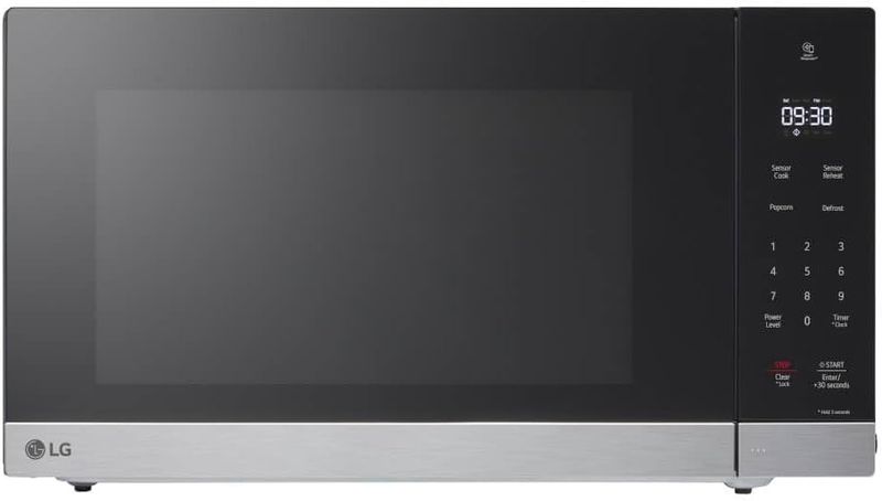 Front view of LG 2.0 Cu. Ft. countertop microwave