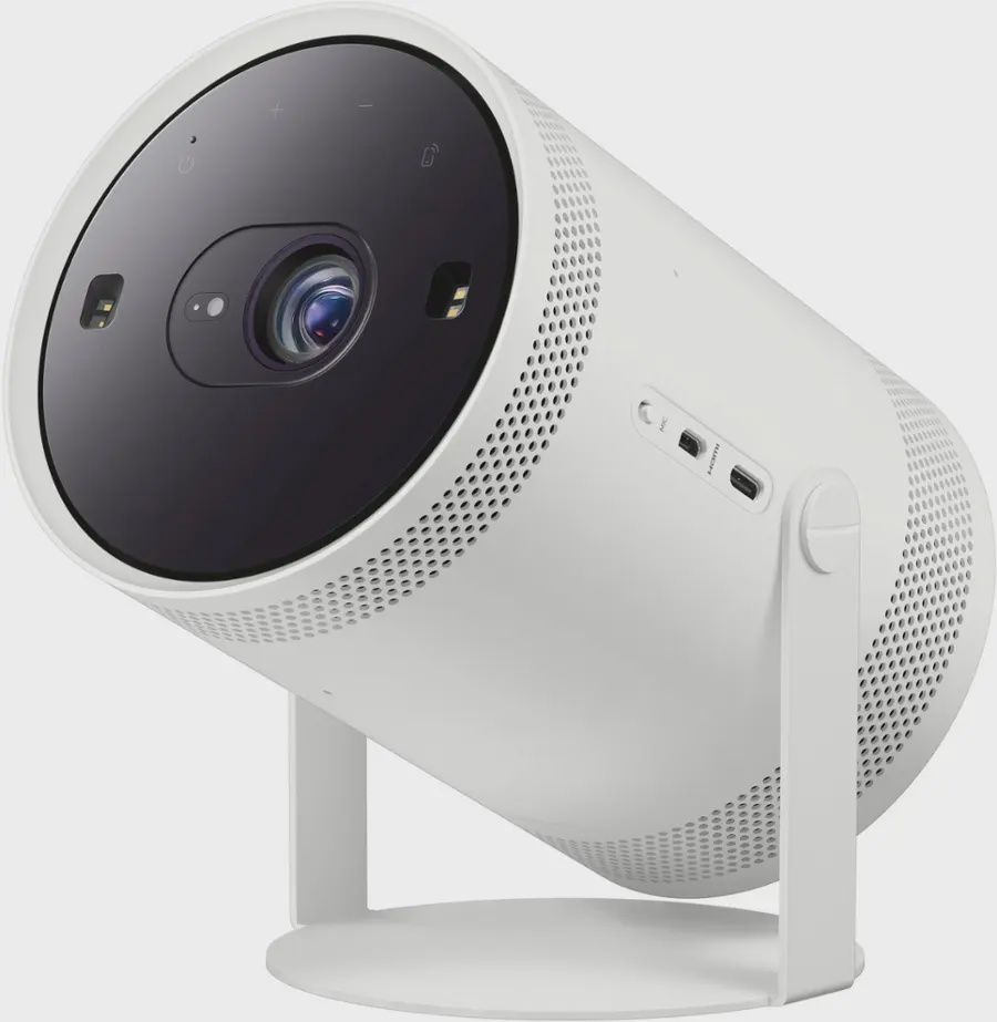 Diagonal view of Samsung The Freestyle 2nd Gen Smart Portable Projector
