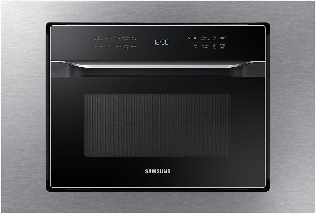 Trim Kit installed on Samsung MC12J8035CT Countertop Microwave