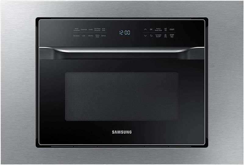 Trim Kit installed on Samsung MC12J8035CT Countertop Microwave