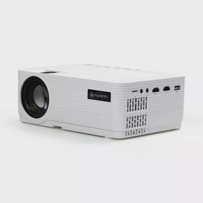 VANKYO Leisure 470 Mini WiFi Projector – angled diagonal view showcasing lens, body design, and surface details