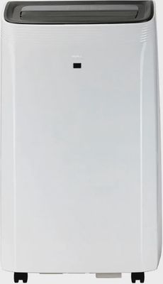 Front view of the TCL 10,000 BTU smart portable air conditioner with control panel visible.