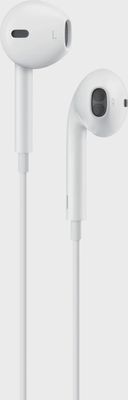 Apple EarPods with Lightning Connector in white, featuring ergonomic in-ear design and built-in remote control