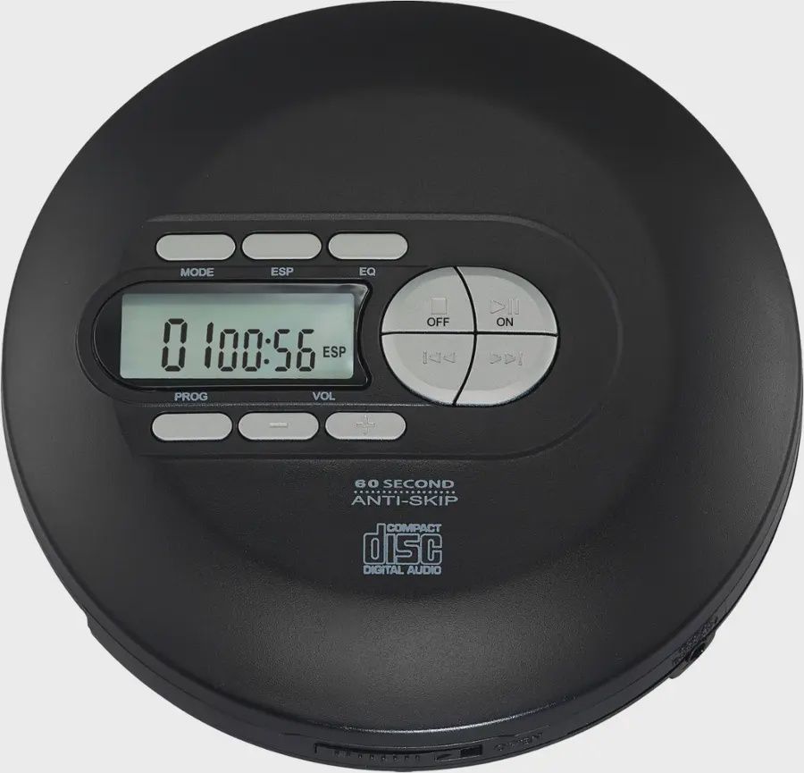 Top view of the iLive Portable CD Player