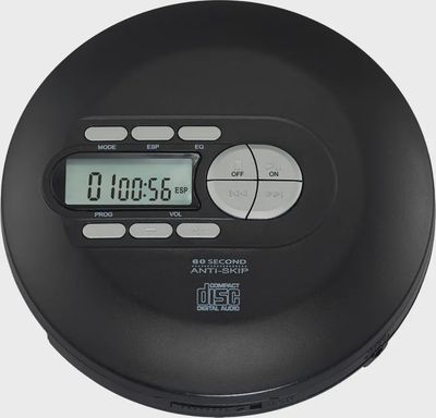 Top view of the iLive Portable CD Player