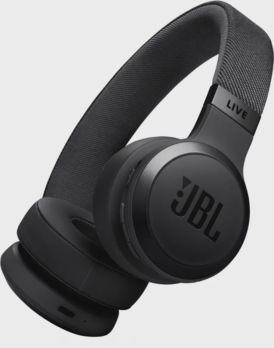 JBL Live 670NC wireless on-ear headphones with cushioned ear pads and sleek design