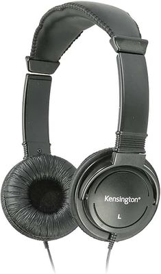 Kensington Hi-Fi on-ear headphones in black with padded headband and plush earpads.