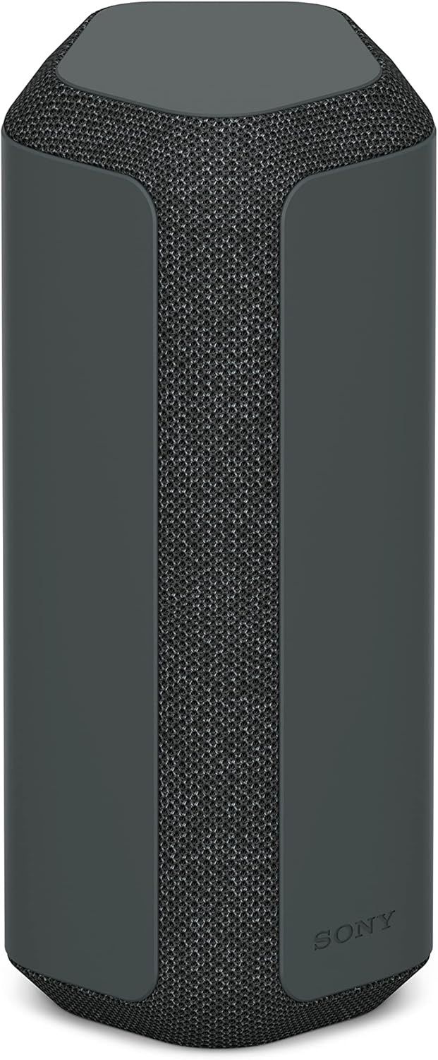 Front view of the Sony XE300 Portable Waterproof Bluetooth Speaker