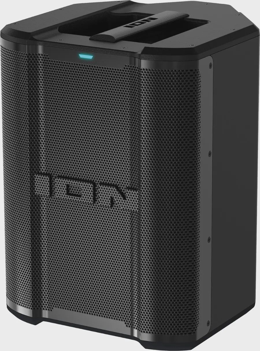 ION Audio Trouper 100 Portable Bluetooth Speaker with Multi-Channel Mixer in black