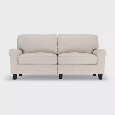 Serta Copenhagen 73&quot; Rolled Arm Sofa front view showcasing plush cushions and classic rolled arms.
