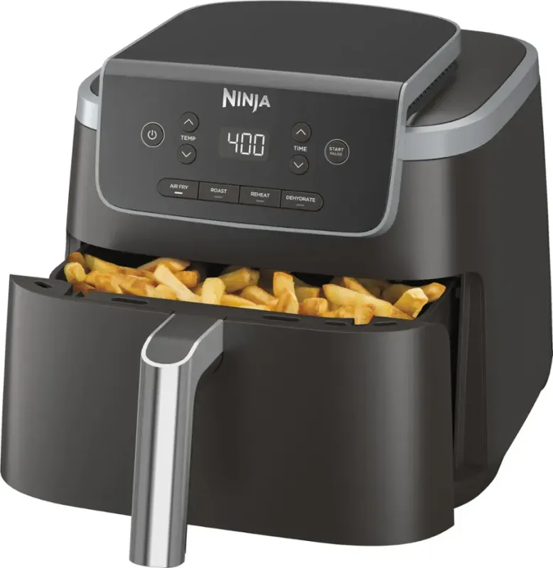 Sleek Ninja Air Fryer Pro 4-in-1 AF141 designed for quick and healthy cooking with a 5-quart capacity.