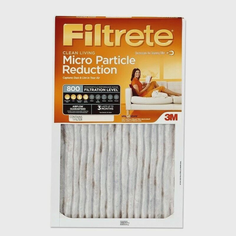 Filtrete 10x20x1 Allergen Air Filter MPR 800 MERV 10