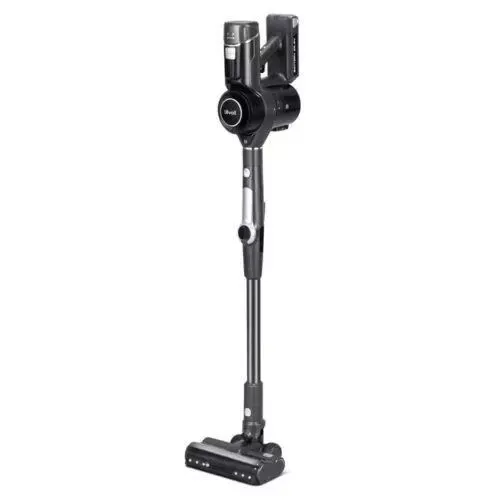Levoit VortexIQ 40 Flex Cordless Stick Vacuum in sleek gray design.
