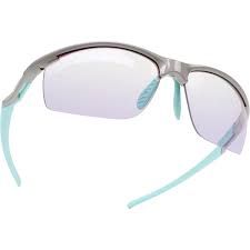 Front view of WaveBalance Excel Professional Series Gaming Glasses with clear lenses and gray frame.