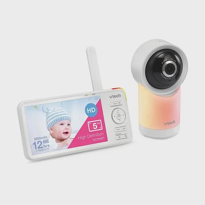 VTech 1080p Smart WiFi 360° Pan &amp; Tilt Video Baby Monitor