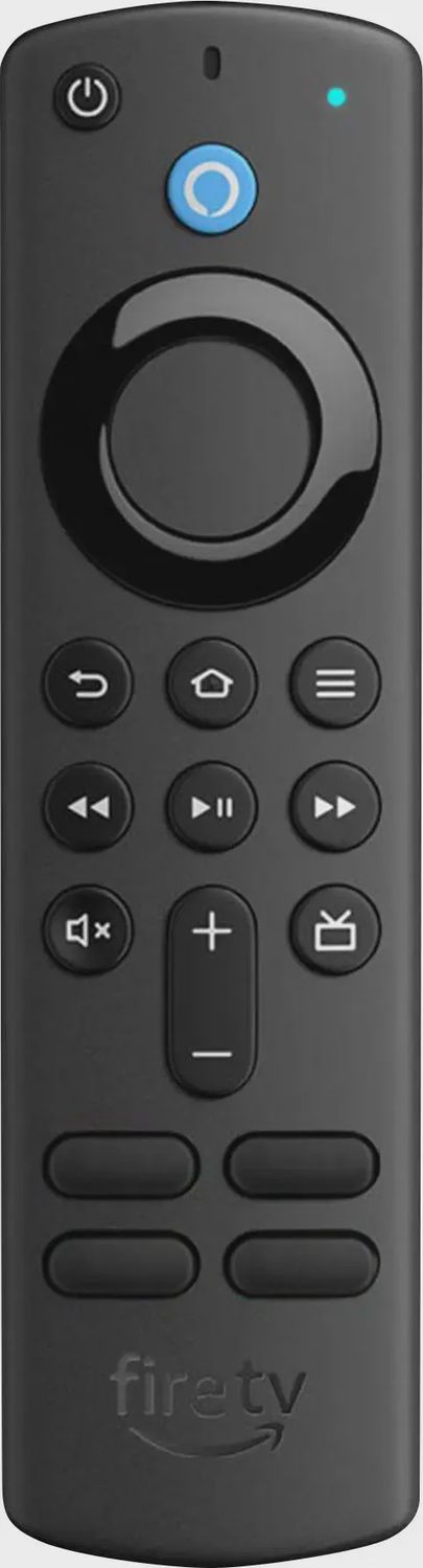 Front view of the Amazon - Alexa Voice Remote (3rd Gen) with TV controls.