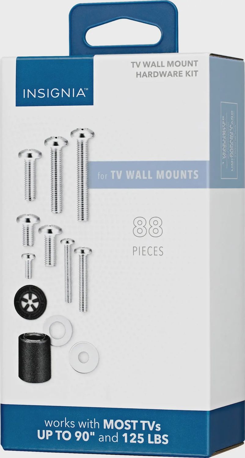 Insignia - TV Wall Mount Hardware Kit - box package.