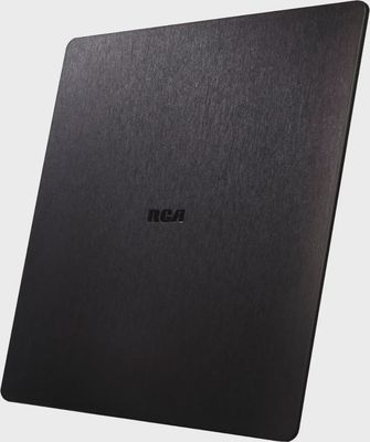 RCA - Indoor Flat Amplified HDTV Antenna - Black