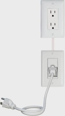 Sanus - In-Wall Power Kit for TV Media In-Wall Box - White