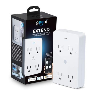 Geeni Smart Wi-Fi 4 Outlet Plug with Surge Protection