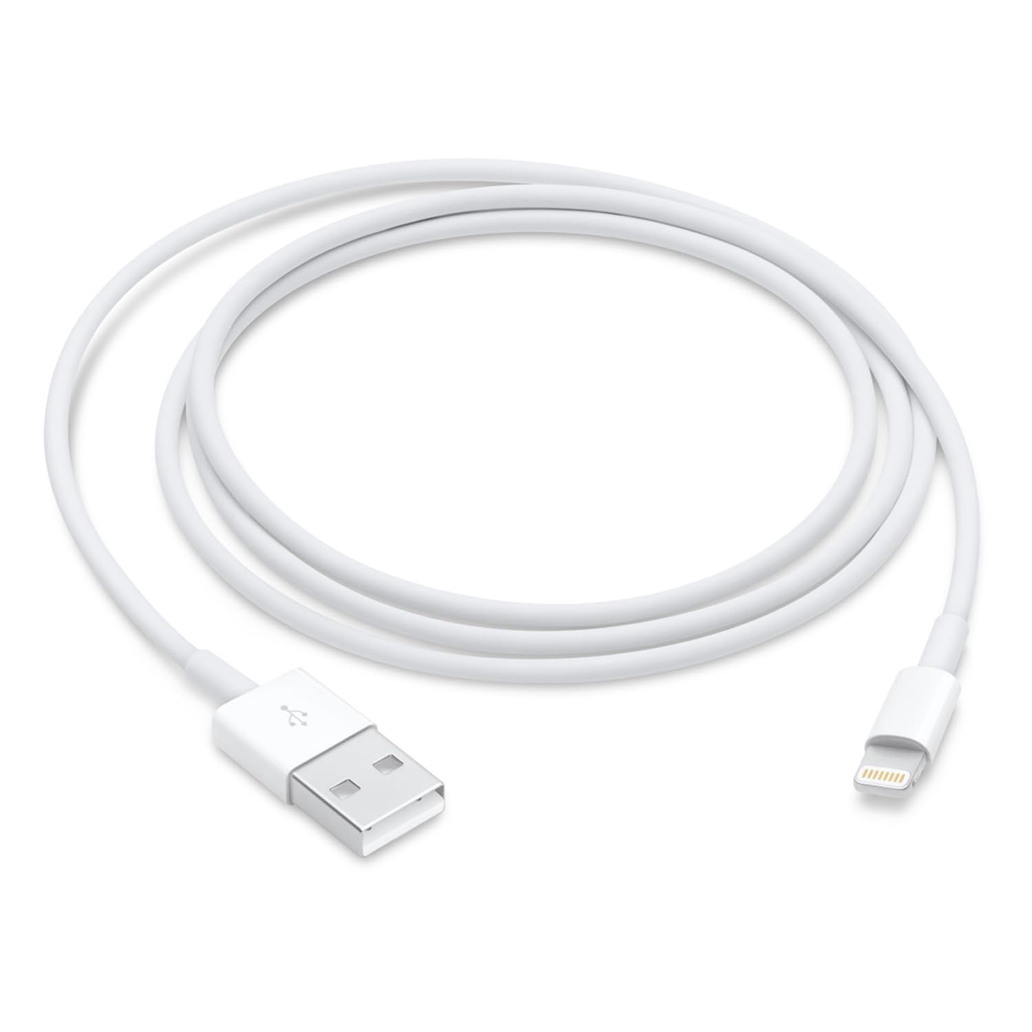 Apple - 3.3&#39; USB Type A-to-Lightning Charging Cable - White