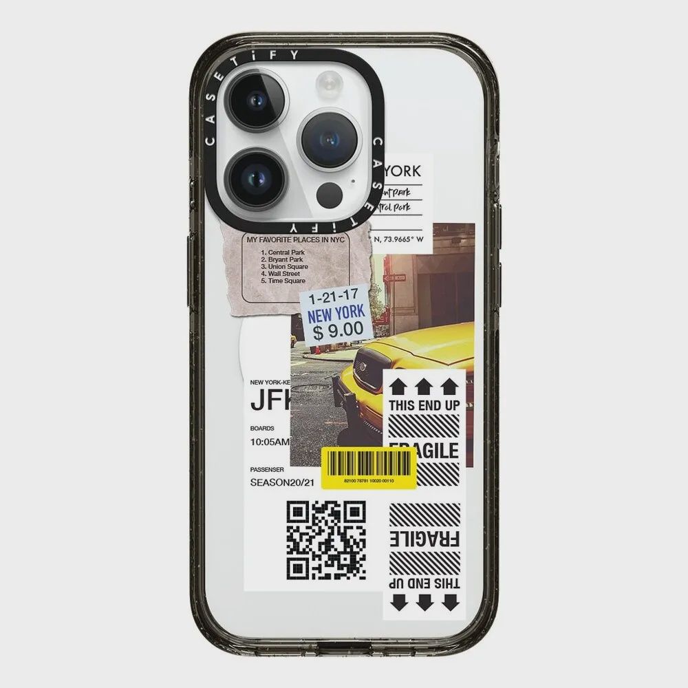 CASETiFY - Impact Case with MagSafe for Apple iPhone 15 Pro - New York