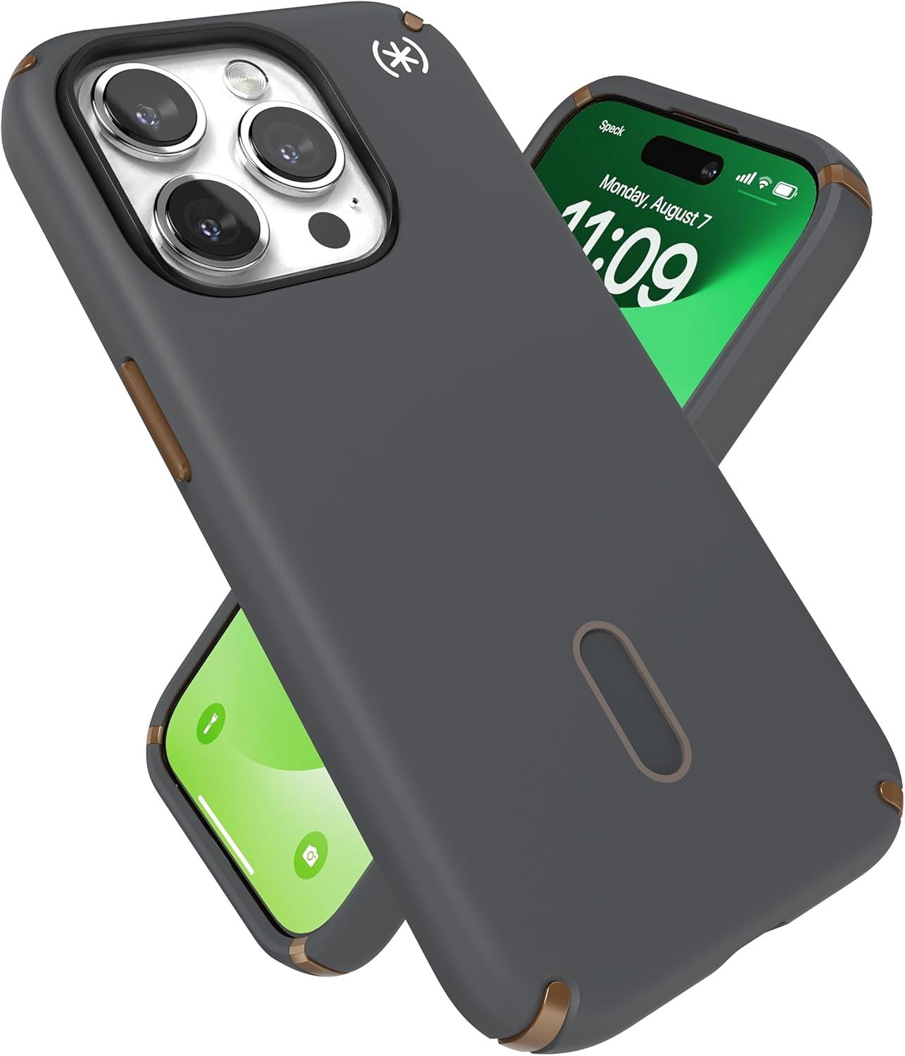 Speck Presidio2 Pro iPhone 15 Pro Case  – Charcoal Grey