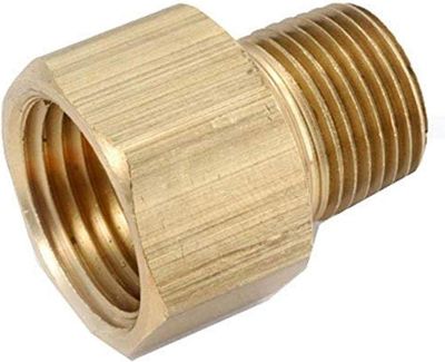 ANDERSON METALS 756120-0604 3/8 x 1/4 Brass Adapter