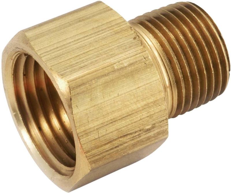 ANDERSON METALS 756120-0808 Brass Adapter