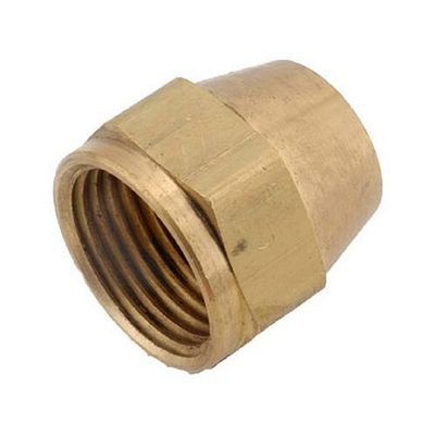 anderson metals corp 714014-06 2 Pack, 3/8 -Inch Short Rod Nut