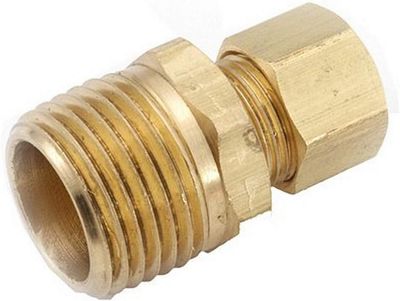 anderson metals corp 710068-0608 3/8 -Inch Compression x 1/2 -Inch Male Pipe Thread Connector