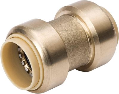B&amp;k Llc Push On Coupling with Stop, 5-in. Copper