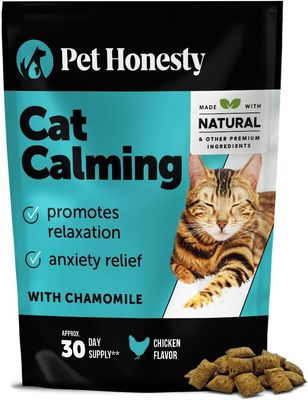 Calming Chews for Cats - Cat Anxiety Relief + Helps Reduce Stress