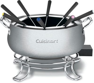 Cuisinart Fondue Pot, 3 Quart - Stainless Steel