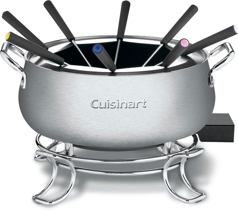 Cuisinart Fondue Pot, 3 Quart - Stainless Steel