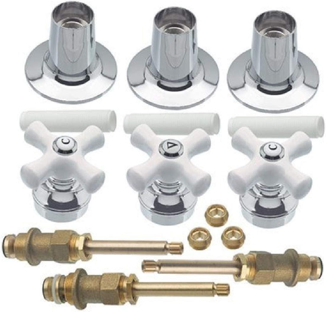 Danco Tub/Shower Remodeling Kit for Pfister - Porcelain Cross - 39696