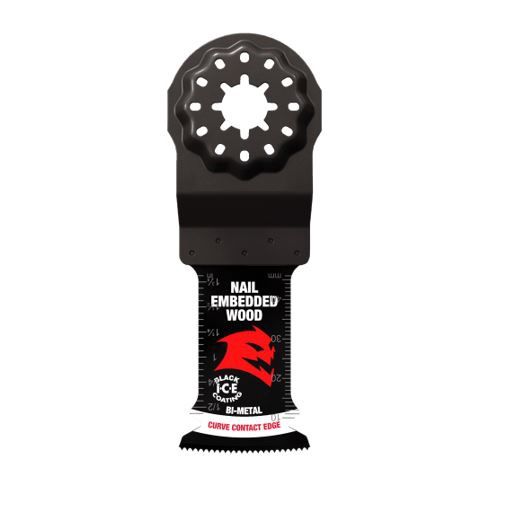 Diablo DOS125BW Starlock Bi-Metal Oscillating Blades For Nail-Embedded Wood
