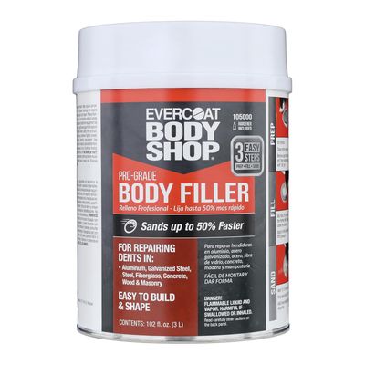 Evercoat Body Shop 105000 pro-grade body filler for auto repairs