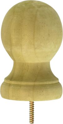 Post Top Large Ball Pine