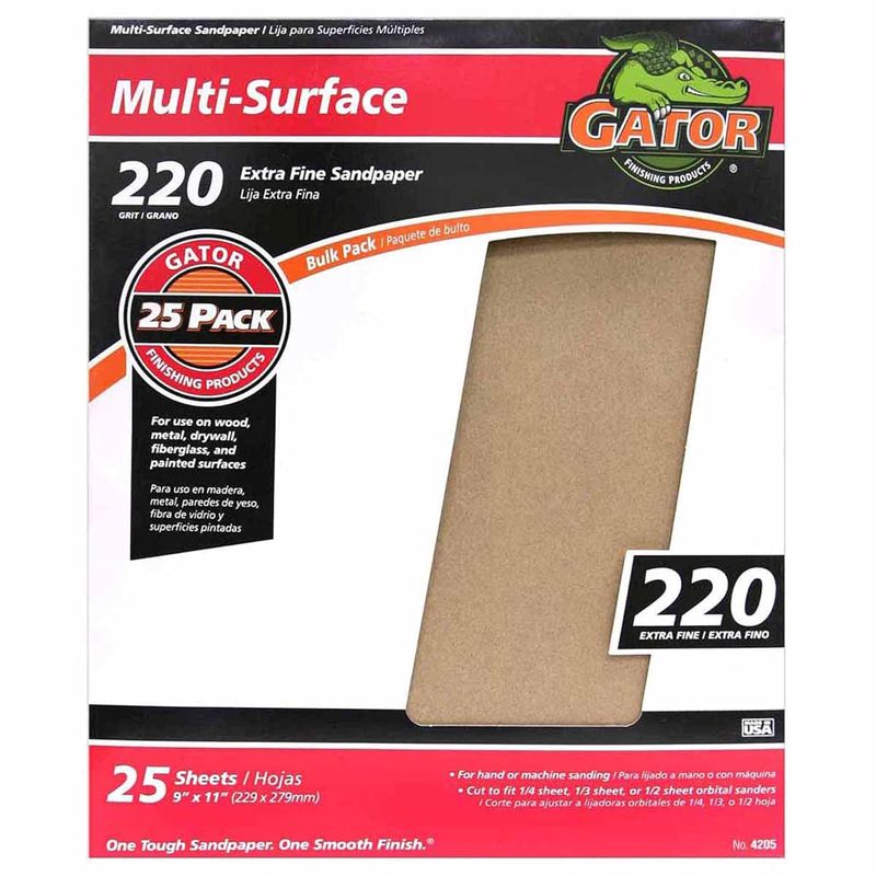 box package - Gator 9&quot; x 11&quot; Multi-Surface Sanding Sheets